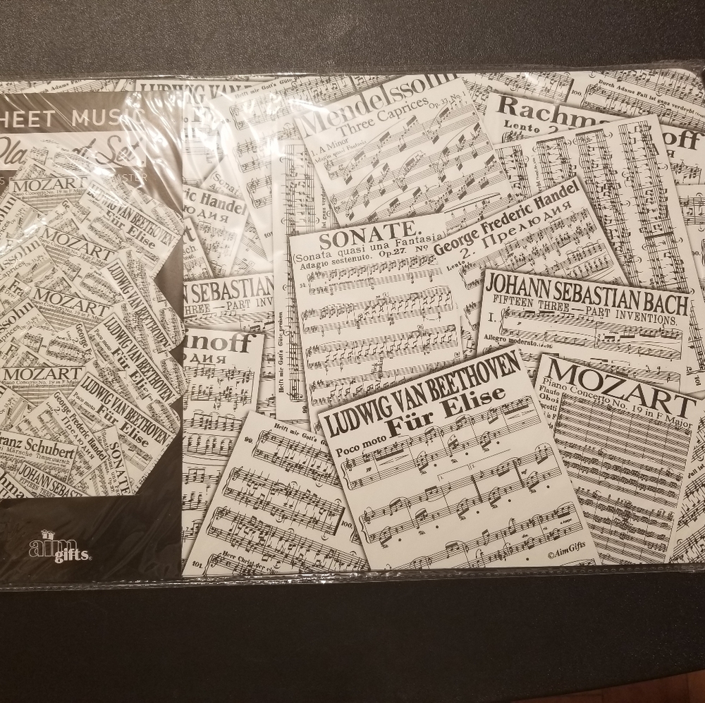 NWT Table Setting and coaster set